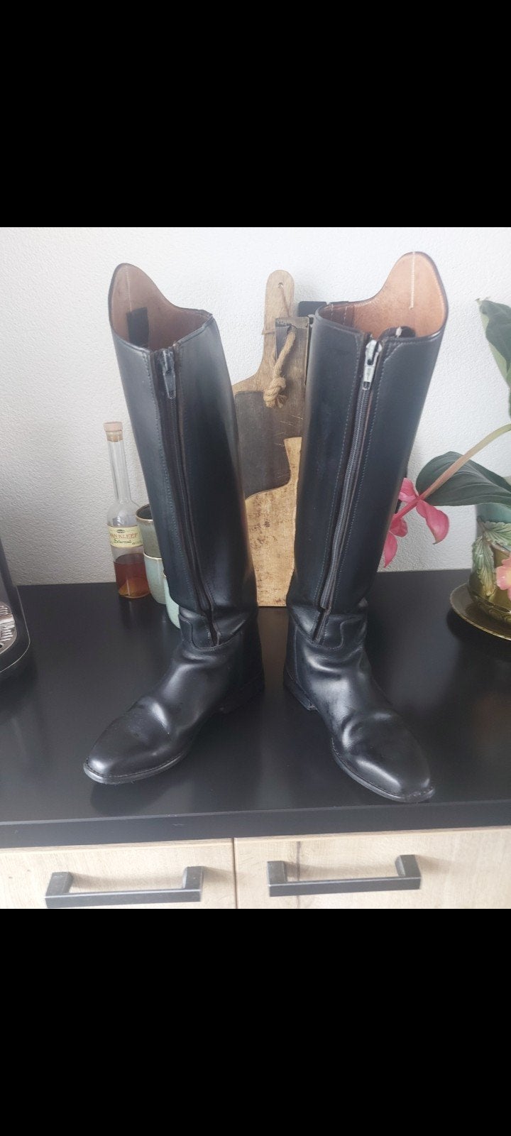 mooie leren Petrie rijlaarzen, Dieren en Toebehoren, Ophalen of Verzenden, Dressuur