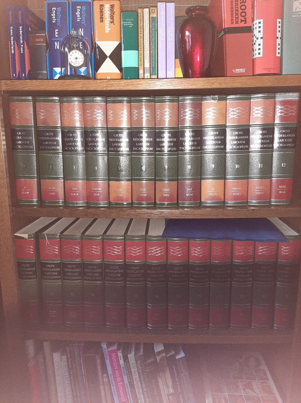 De grote larousse encyclopedie, Ophalen
