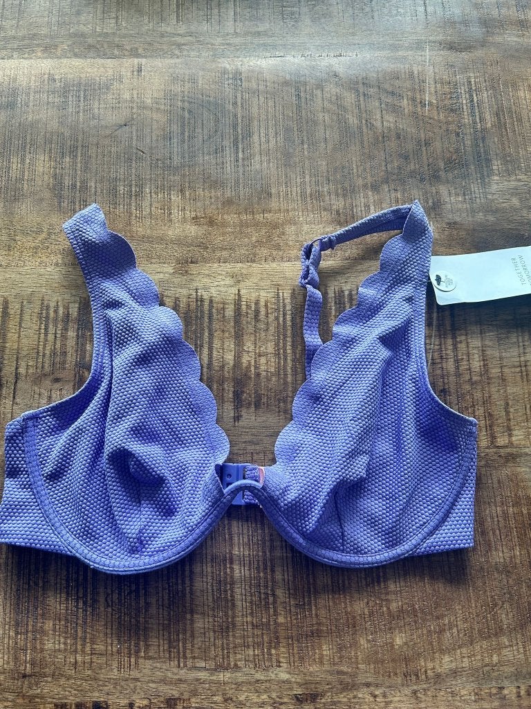Hunkemöller Scallop Bikinitop 80E, Paars, Nieuw, Ophalen of Verzenden, Bikini