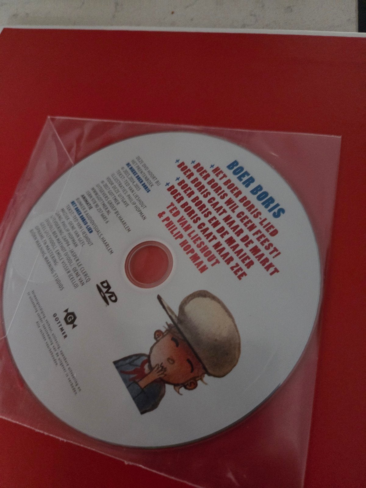 De Dikke Boer Boris - Met dvd, Boeken, Ophalen of Verzenden, Zo goed als nieuw, 3 tot 4 jaar