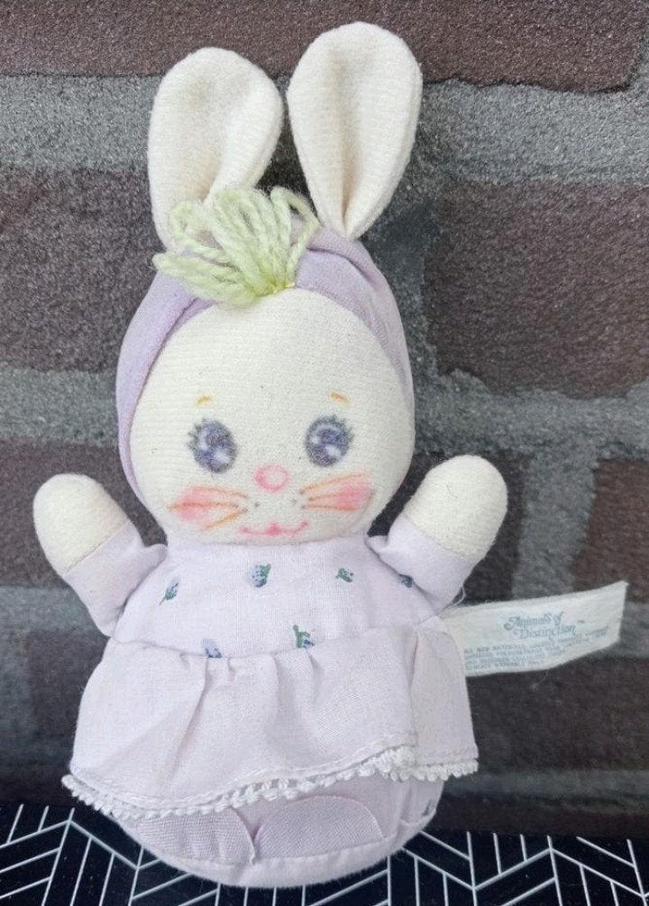 Vintage pluche konijn knickerbocker 15cm, Kinderen en Baby's, Ophalen, Konijn