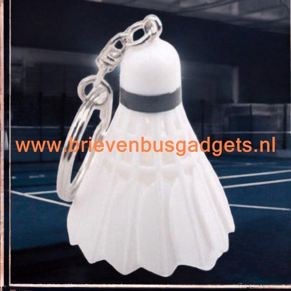 Sleutelhanger met badminton shuttle, Sport en Fitness, Overige typen, Nieuw, Www.brievenbusgadgets.nl, Www.brievenbusgadgets.nl