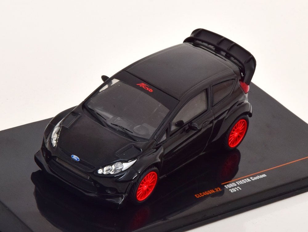 Ford Fiesta 2011 “Custom” Zwart 1-43 Ixo Models, Overige merken, Tschuiten@hotmail.com, Duitsland, Auto