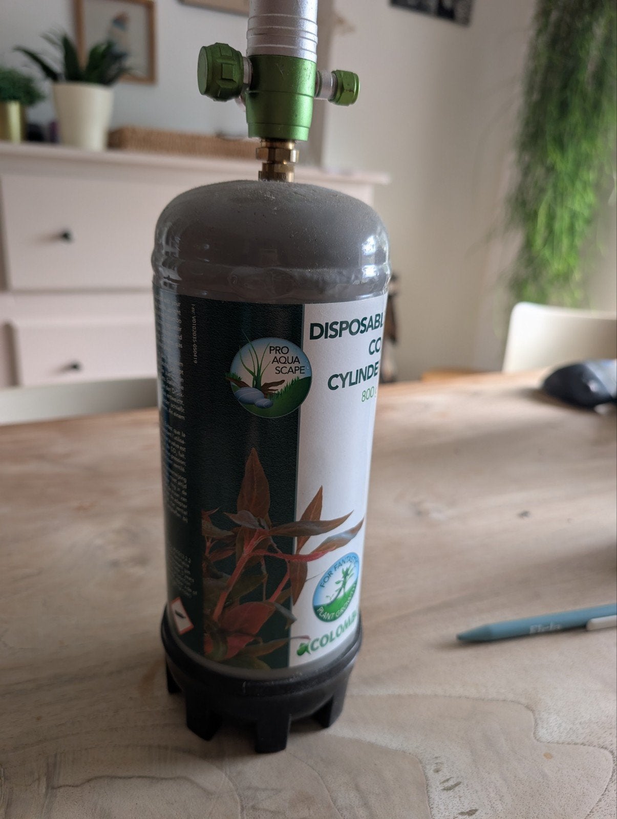 co 2 fles aquarium, Dieren en Toebehoren, Ophalen, Zo goed als nieuw