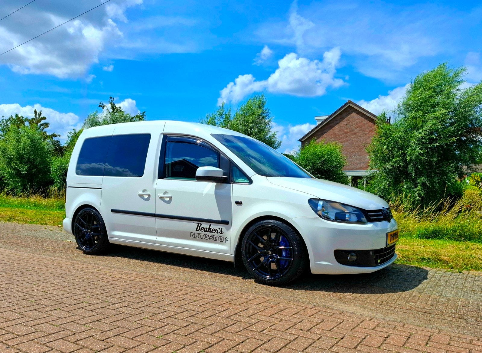 Zeer mooie Volkswagen Caddy Life 1.2 TSI 130pk., Voorwielaandrijving, 15 km/l, Wit, Origineel Nederlands