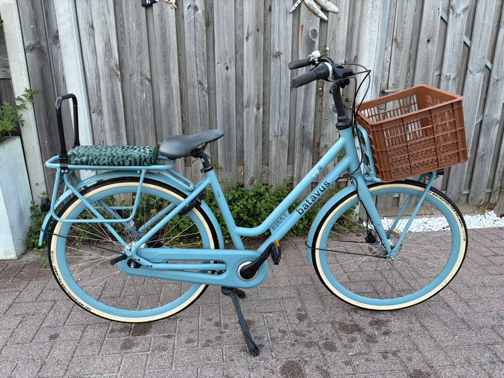 TOP STAAT - Batavus Quip Xtra Cargo stadsfiets, Ophalen, 47 tot 50 cm, Batavus, Versnellingen