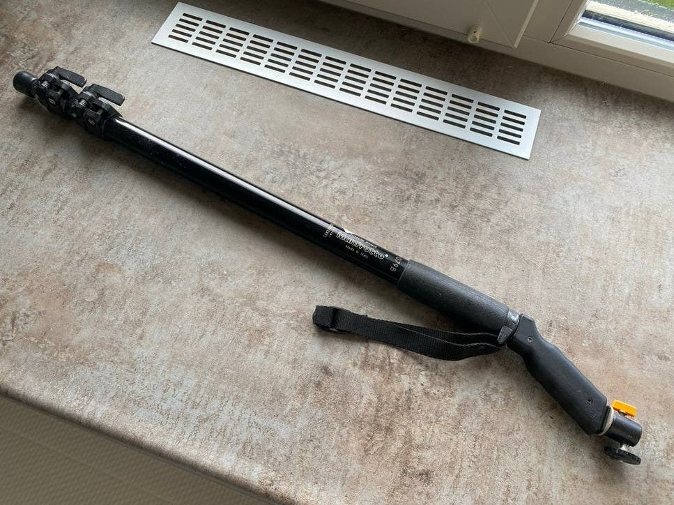 Manfrotto 079B Professional Monopod - Gebruikt, Gebruikt, Eenpoot, Ophalen of Verzenden, 175 cm of meer