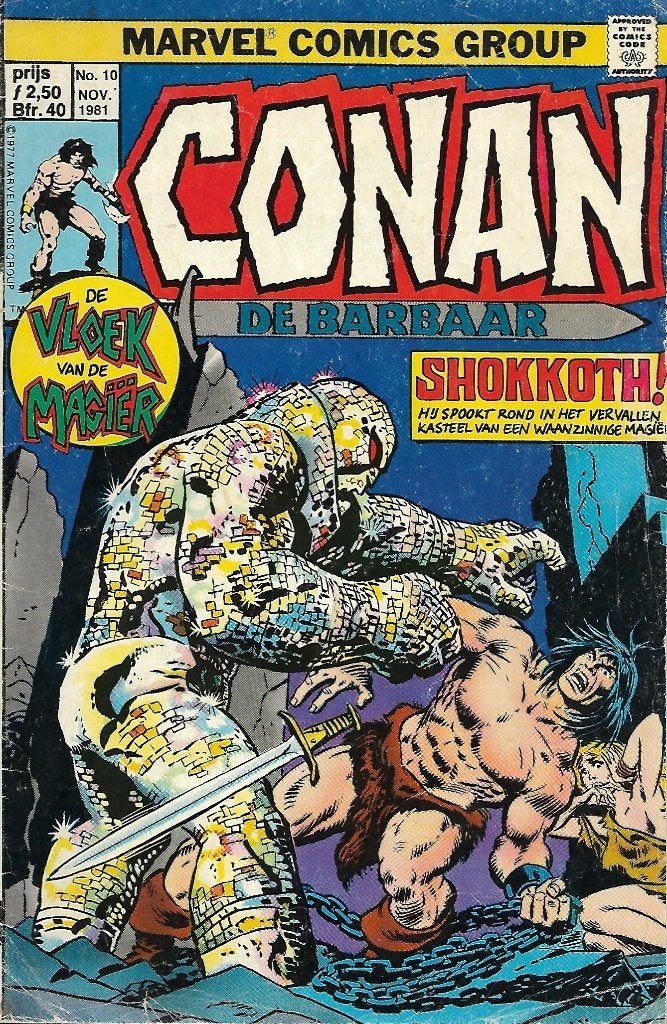 Conan De Barbaar - Nr.10: Shokkoth !, Eén comic, Ophalen of Verzenden, Gelezen, Amerika
