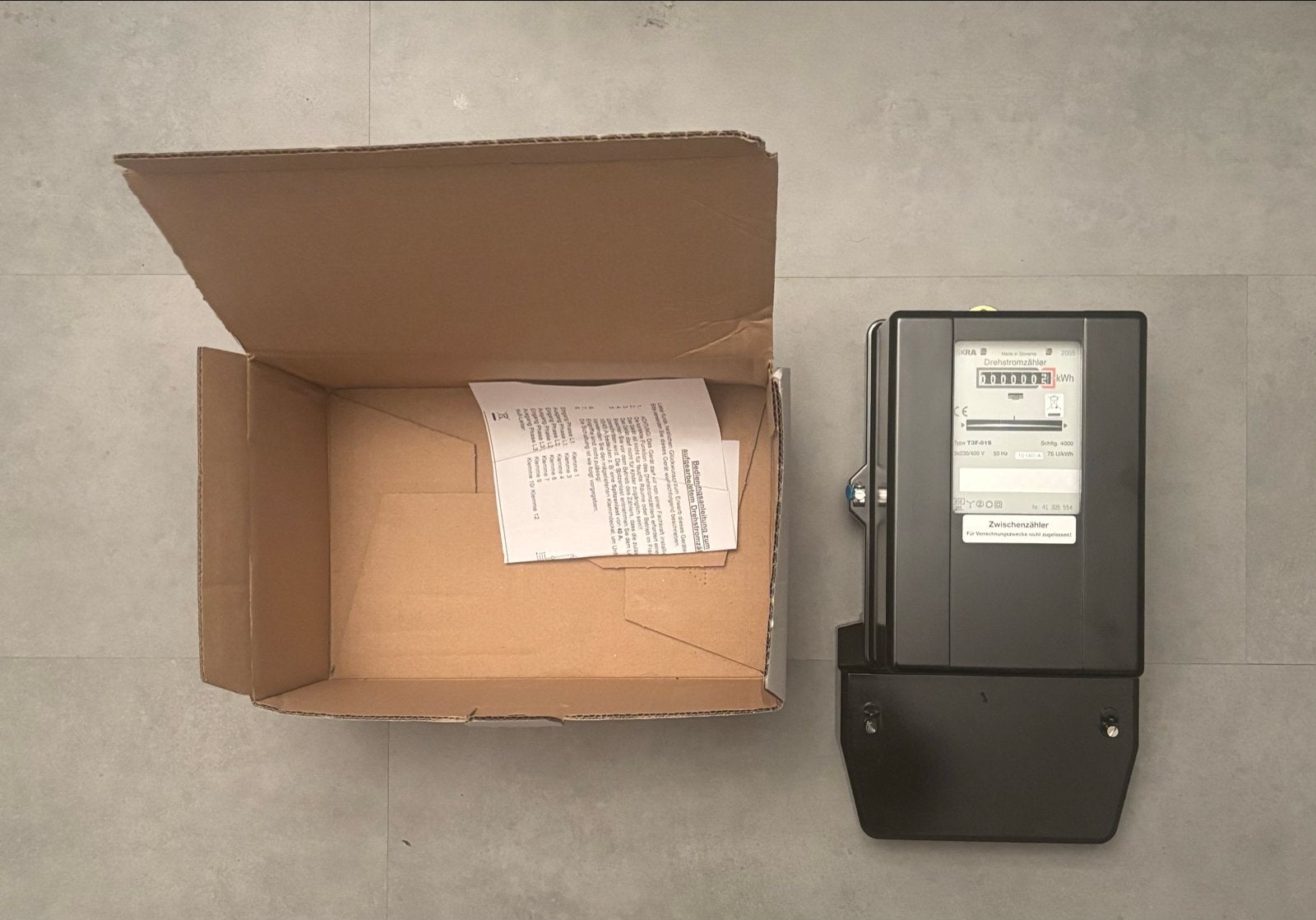 ZERA Drehstomzähler 3F-015 kWh meter, Ophalen of Verzenden, Nieuw, Overige merken, Overige typen