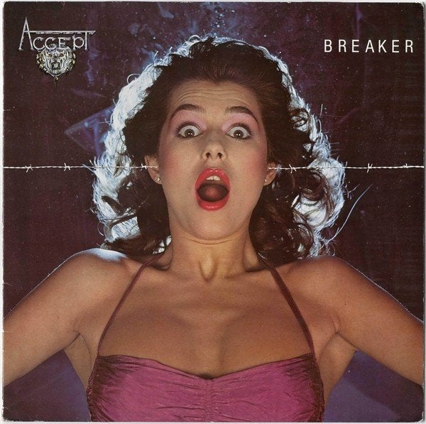 LP Accept – Breaker - Origineel 1981 - Son of a Bitch, Inclusief binnenhoes, Ophalen of Verzenden, Zo goed als nieuw, 12 inch