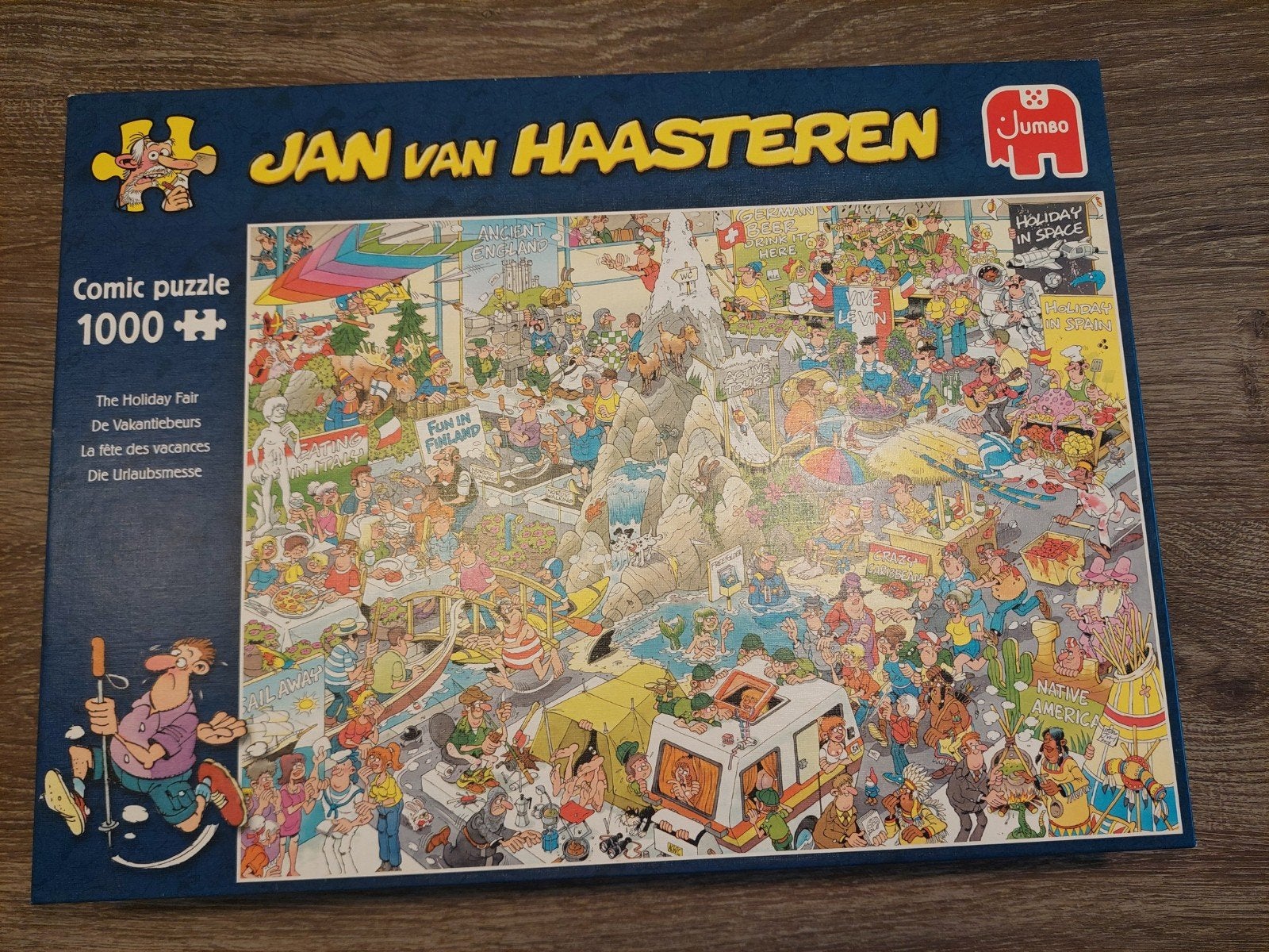 Jan van haasteren 6 puzzels 1000 stukjes, Ophalen of Verzenden, 500 t/m 1500 stukjes, Zo goed als nieuw