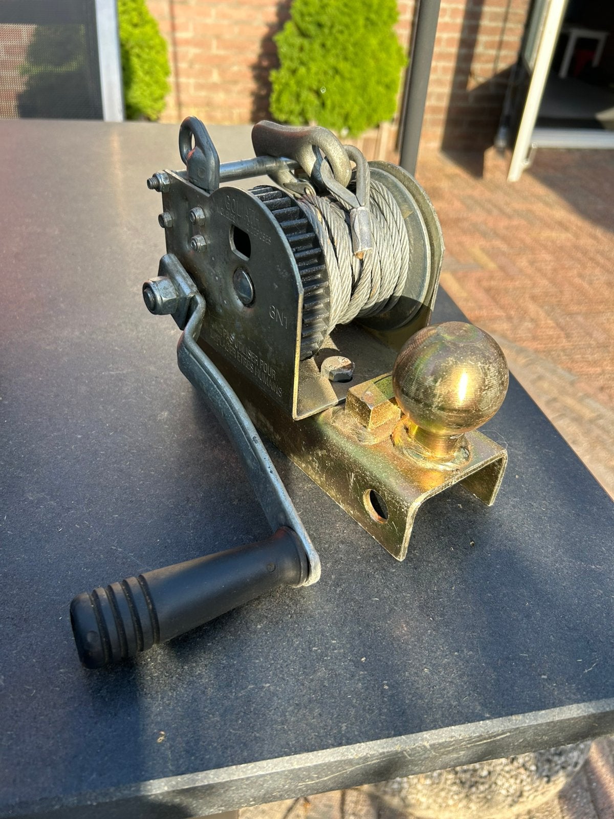 Boot of caravan lier., Doe-het-zelf en Verbouw, Lieren en Takels, Ophalen of Verzenden, Zo goed als nieuw