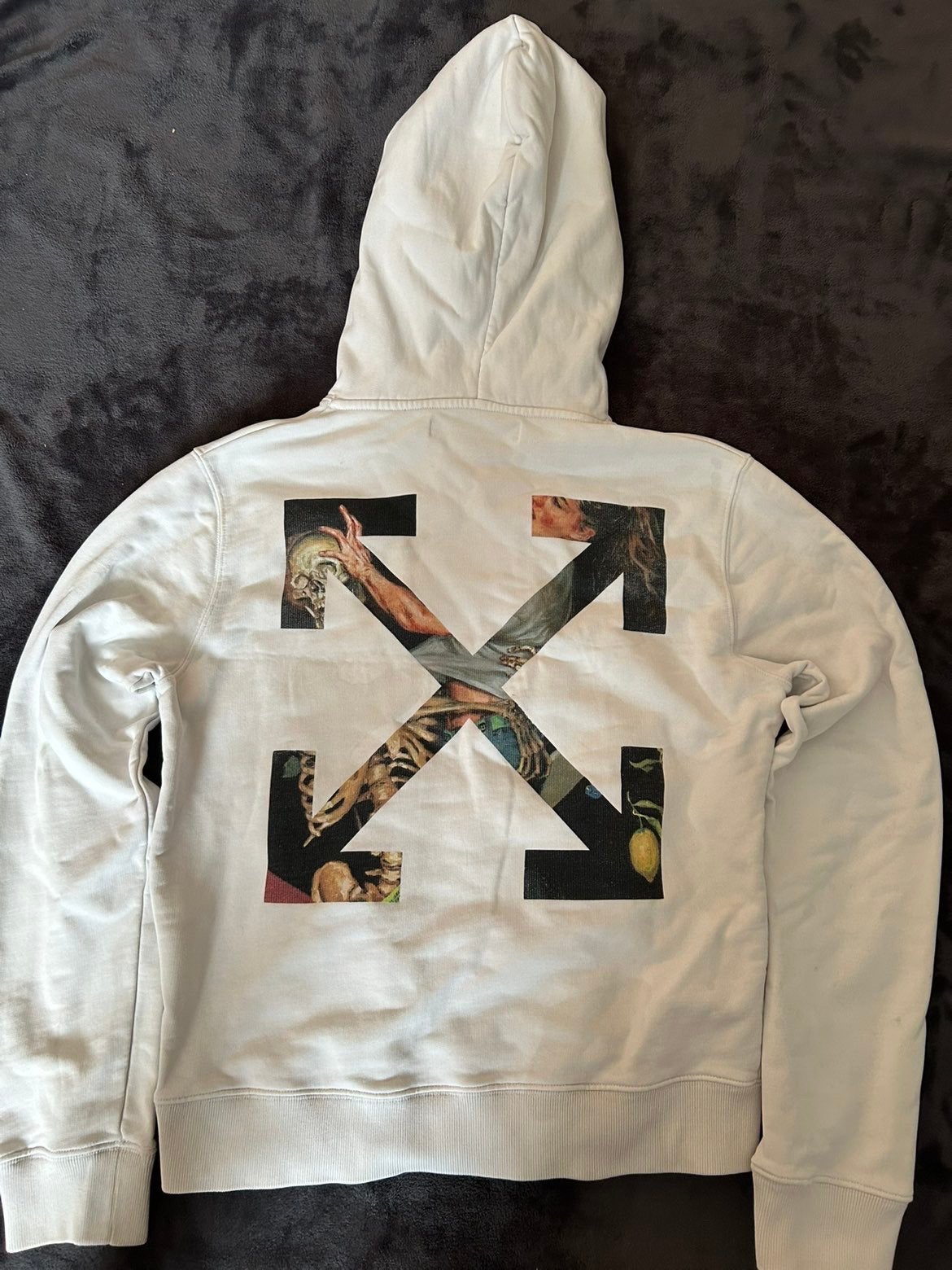 Off-White Cotton Arrow White Hoodie, Ophalen of Verzenden, Zo goed als nieuw, Maat 46 (S) of kleiner, Wit