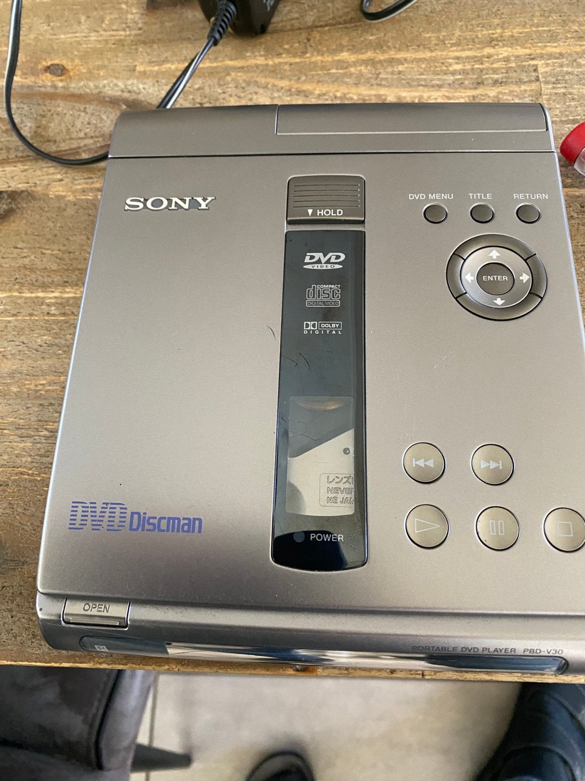 zeldzame Sony DVD Discman PBD-V30 draagbare dvd-, Ophalen of Verzenden, Zo goed als nieuw, Overige resoluties