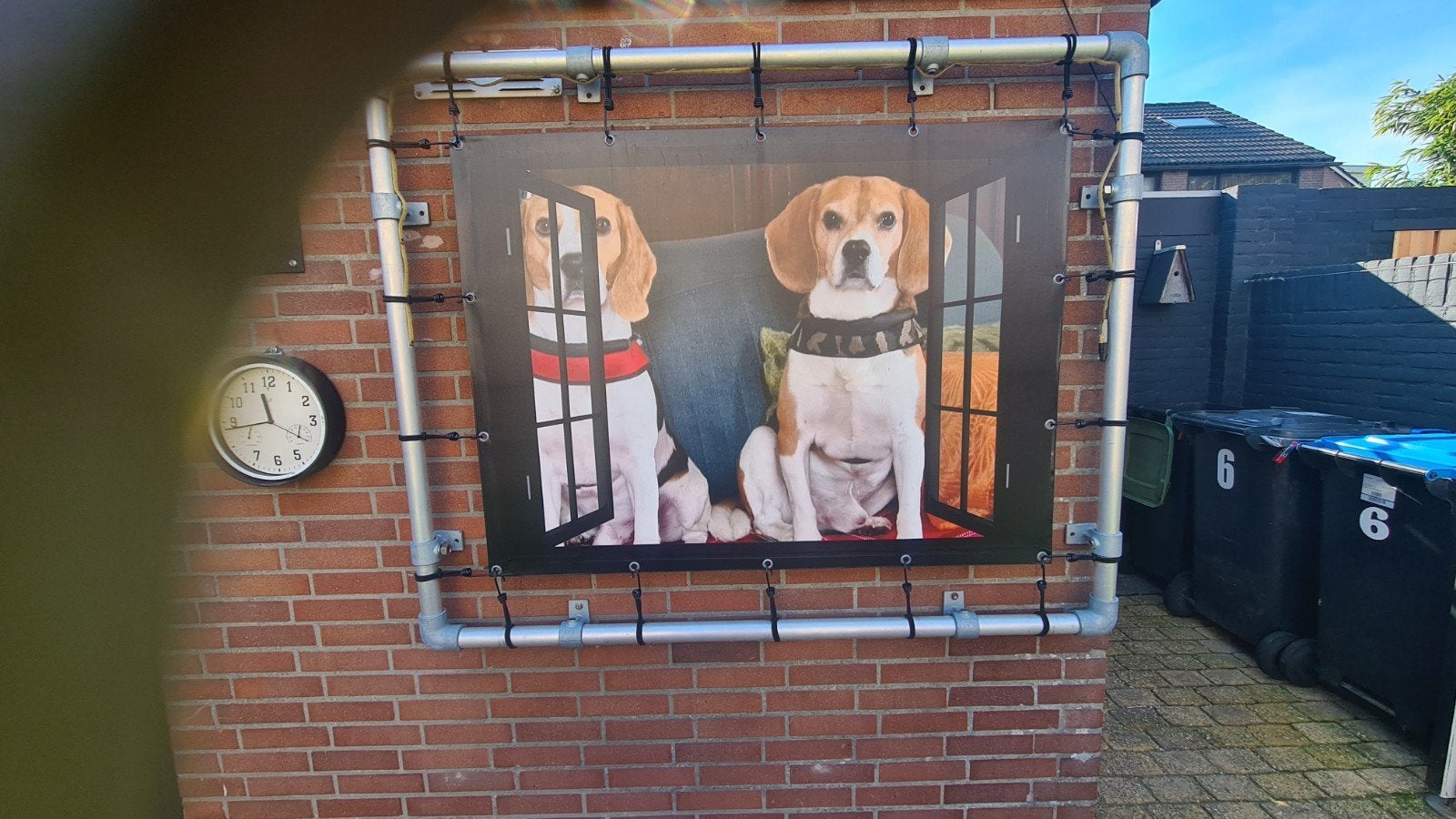 Aluminium posterframe 1.20x0.90m, Huis en Inrichting, Ophalen, Gebruikt, Zilver, Metaal