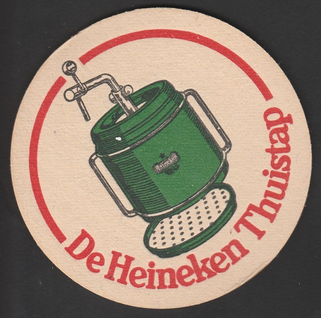 Bierviltje  Heineken A 452, Verzamelen, Ophalen of Verzenden, Gebruikt, Viltje(s), Heineken