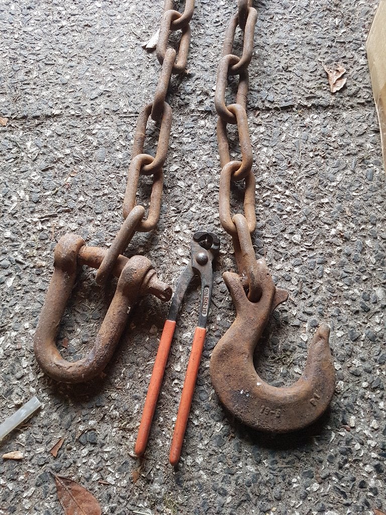 sleepketting, Ophalen, Gebruikt