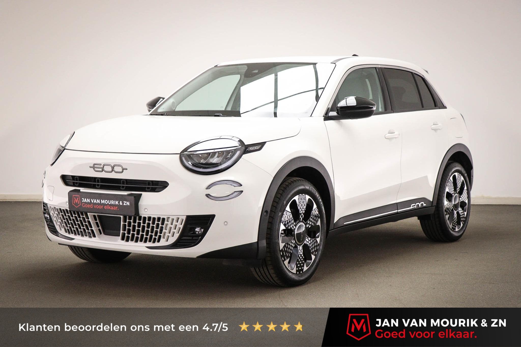 Fiat 600 1.2 Hybrid La Prima | MASSAGE | NAVIGATIE | DAB | A, Auto's, Gebruikt, 1199 cc, Met garantie (alle), 620 kg