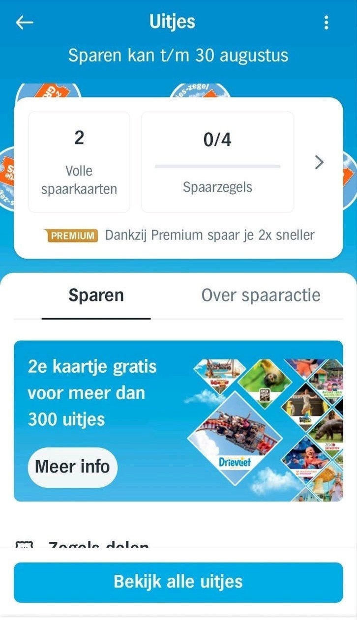 Albert Heijn uitjes zegels, Albert Heijn, Ophalen of Verzenden