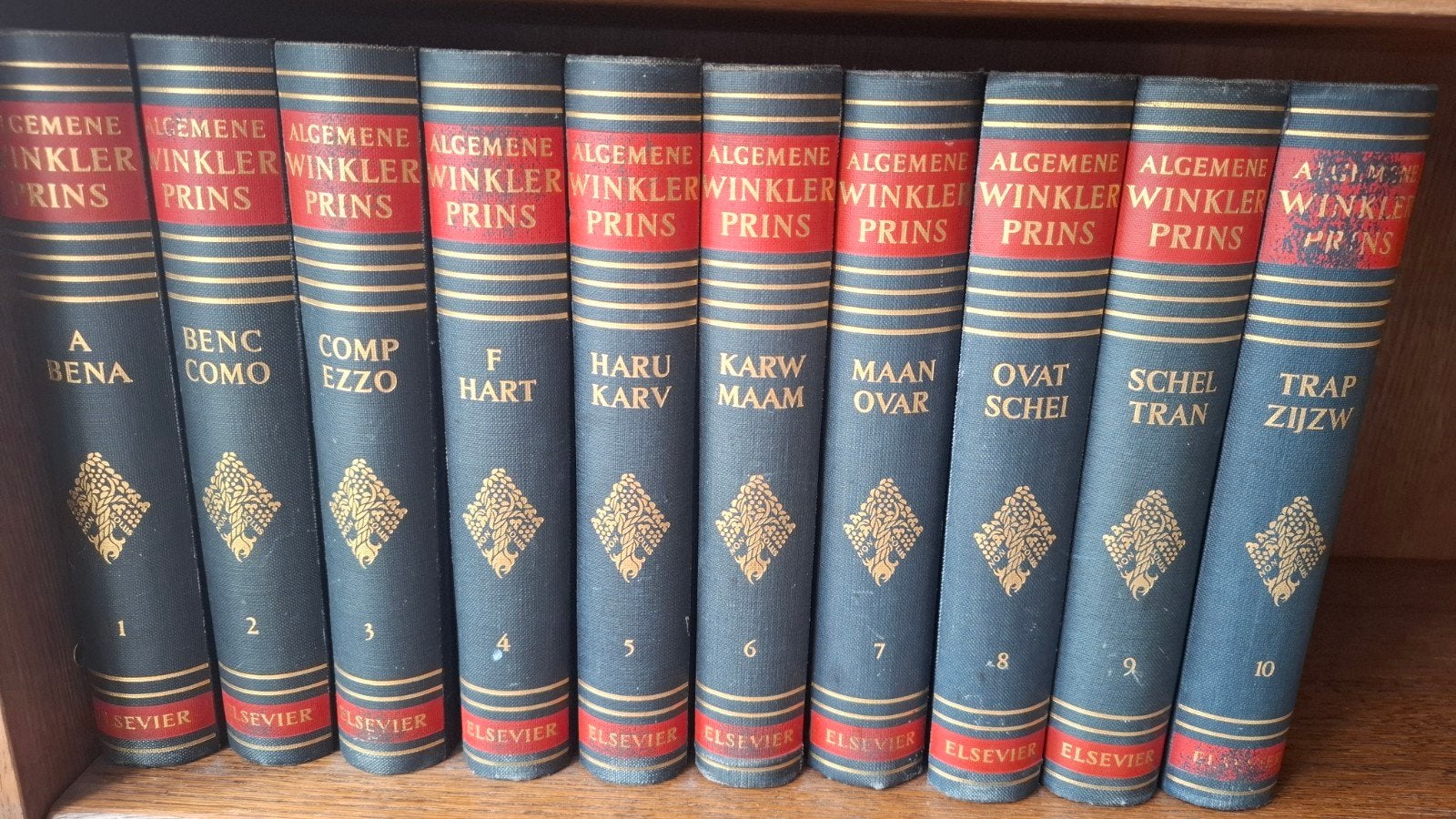 Encyclopedie (10 delen), Complete serie, Algemeen, Winkler Prins, Ophalen