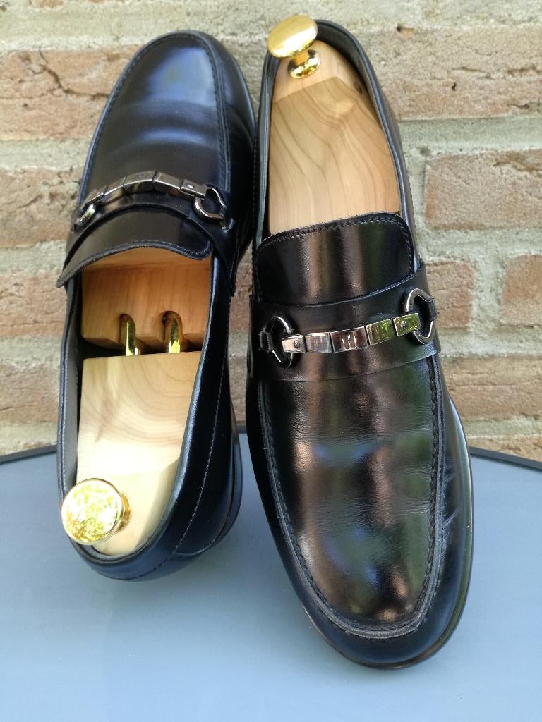 Moreschi Heren Loafers - maat 5,5 in zwart (i.z.g.st), Loafers, Moreschi, Verzenden, Zwart