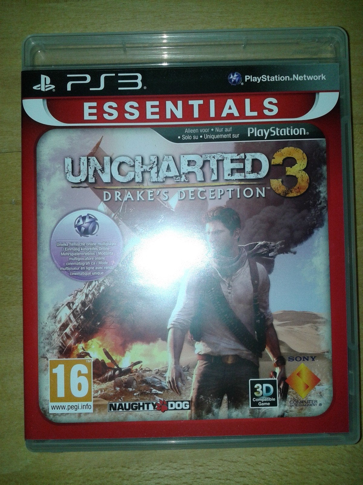 Uncharted 3: Drake's Deception - PS3 Avontuur!, Spelcomputers en Games, Avontuur en Actie, Online, 1 speler, Ophalen of Verzenden