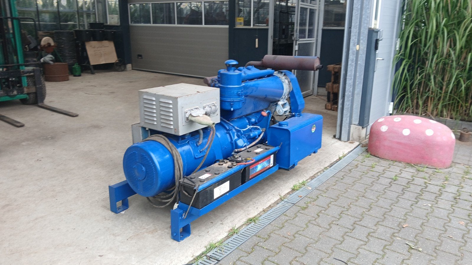 30 kVA Diesel Aggregaat / nood stroom– Robur 4NVD 12.5 SRL, Doe-het-zelf en Verbouw, Motoren, Ophalen, Gebruikt, Dieselmotor