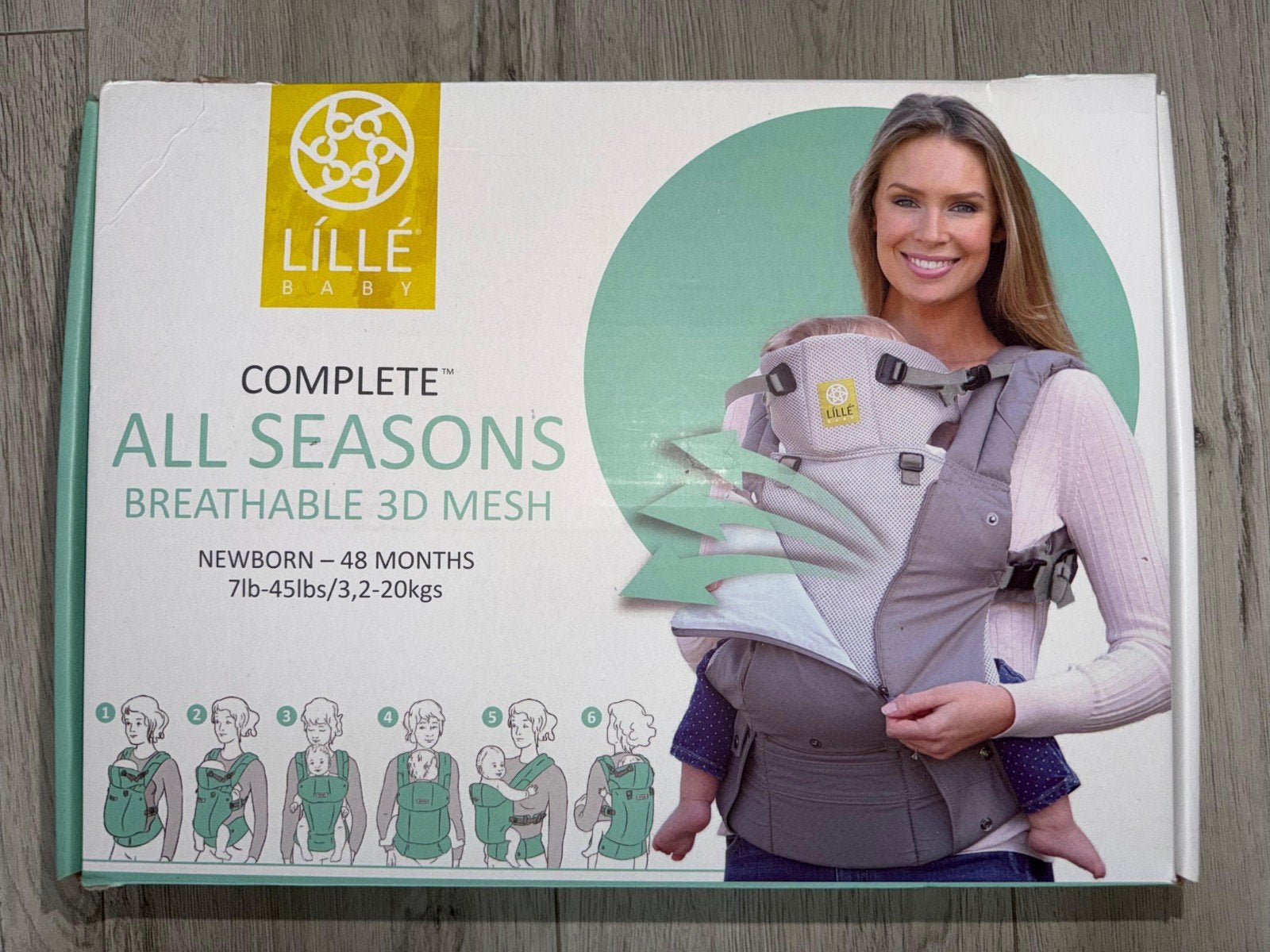 Líllé Baby Carrier Complete - 6 in 1 draagzak, als nieuw!, Ophalen of Verzenden, Zo goed als nieuw, Draagzak, Overige merken