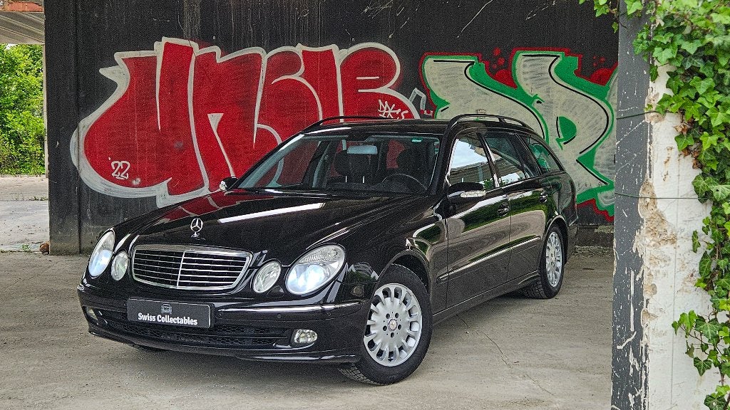 Mercedes-Benz E 280 2006 Zwart, Auto's, Automaat, Zwart, Zwart, Stationwagon
