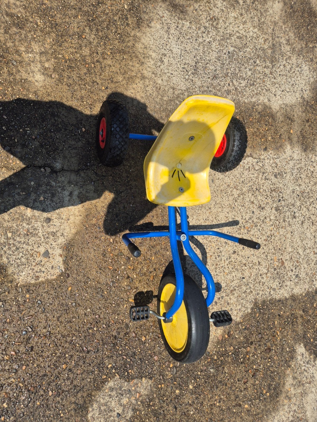 Stevige driewieler voor kinderen - Blauw/Geel, Fietsen en Brommers, Fietsen | Driewielers, Ophalen, Gebruikt