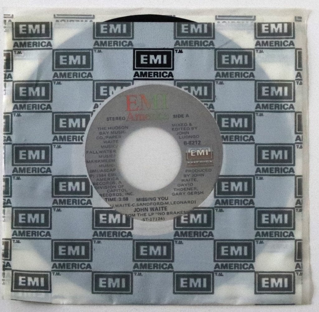John Waite - Missing You - 7 inch single – 1984, Cd's en Dvd's, Ophalen, Gebruikt, 7 inch, Pop
