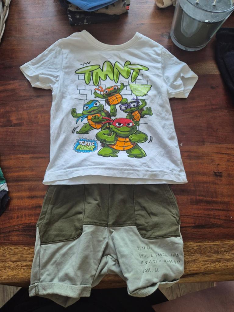 Setje Ninja turtles, Ophalen of Verzenden, Gebruikt, Jongen, Setje