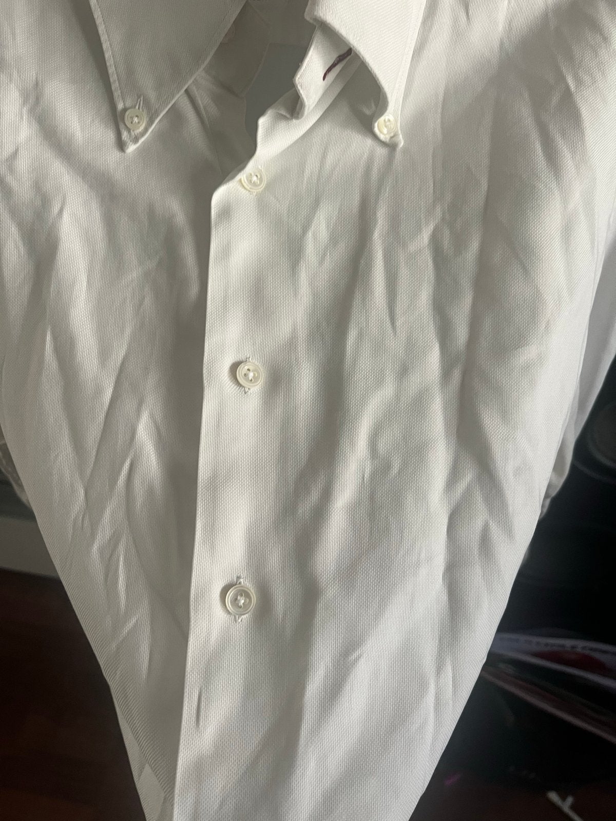 Oger Customfit overhemd wit - Halswijdte 39/40 (M), Ophalen of Verzenden, Zo goed als nieuw, Wit, Halswijdte 39/40 (M)