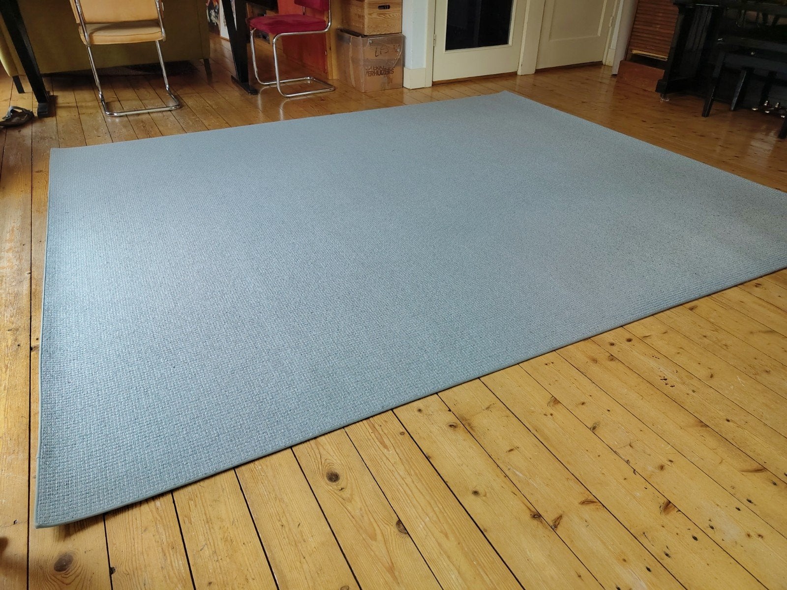 Tapijt/kleed Parade Airmaster 3 x 2,5 m blauwgrijs, Ophalen, Blauw, 200 cm of meer, Zo goed als nieuw