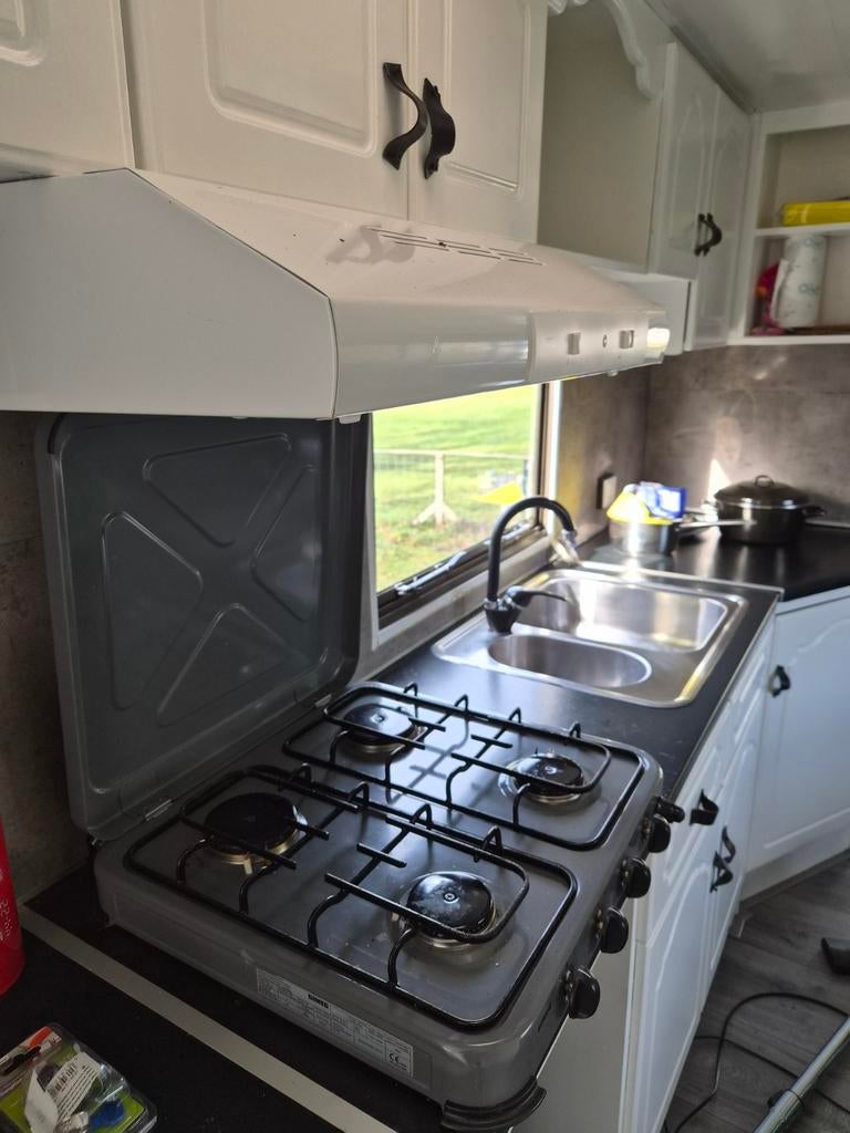 Stacaravan Atlas Debonair Airco/Opgeknapt/Mooioavelt Drenthe, Caravans en Kamperen, Stacaravans, Tot en met 4