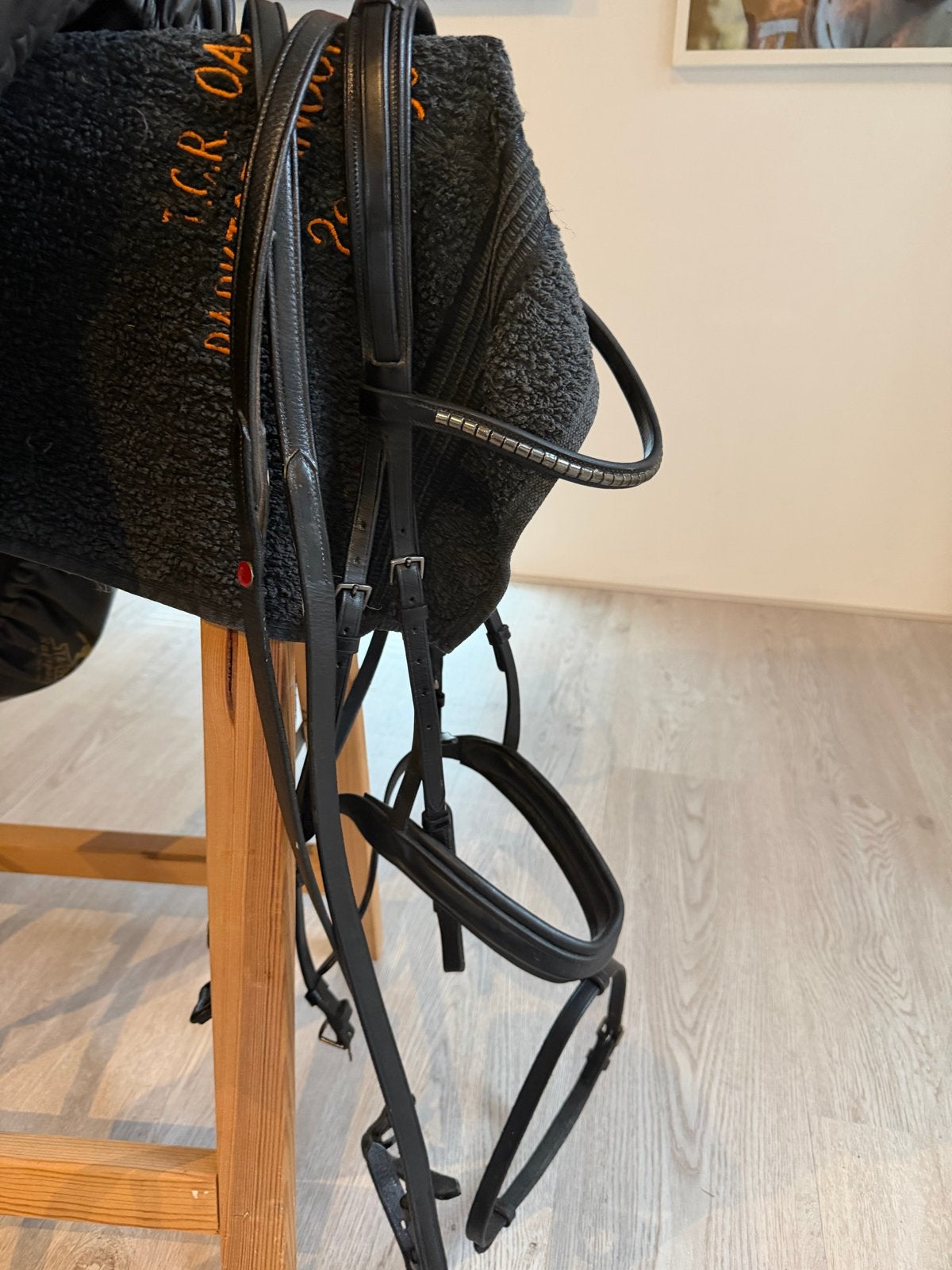 Te koop: zwart hoofdstel met gecombineerde neusriem, mt full, Dieren en Toebehoren, Paarden en Pony's | Hoofdstellen en Tuigage