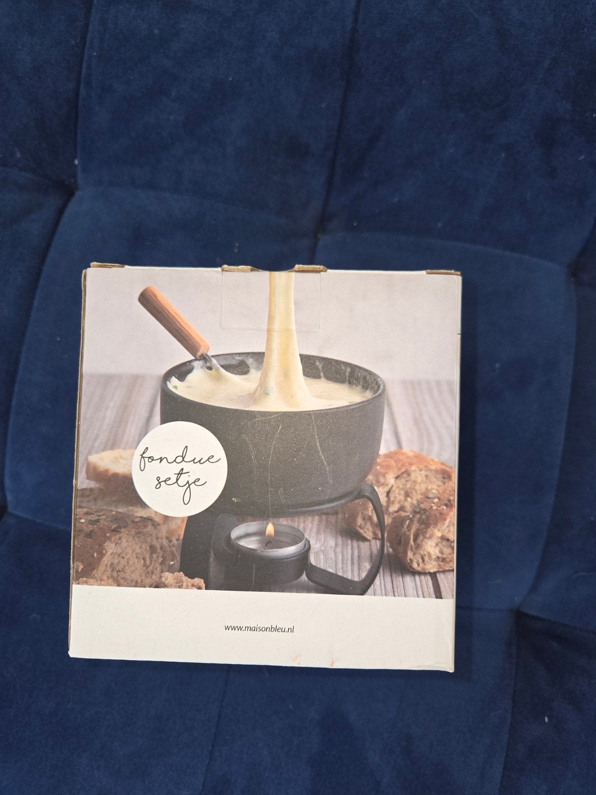 Nieuwe Maison Bleu fondueset - nooit gebruikt, Witgoed en Apparatuur, Ophalen of Verzenden, Nieuw, Waxinelicht, Fondueset
