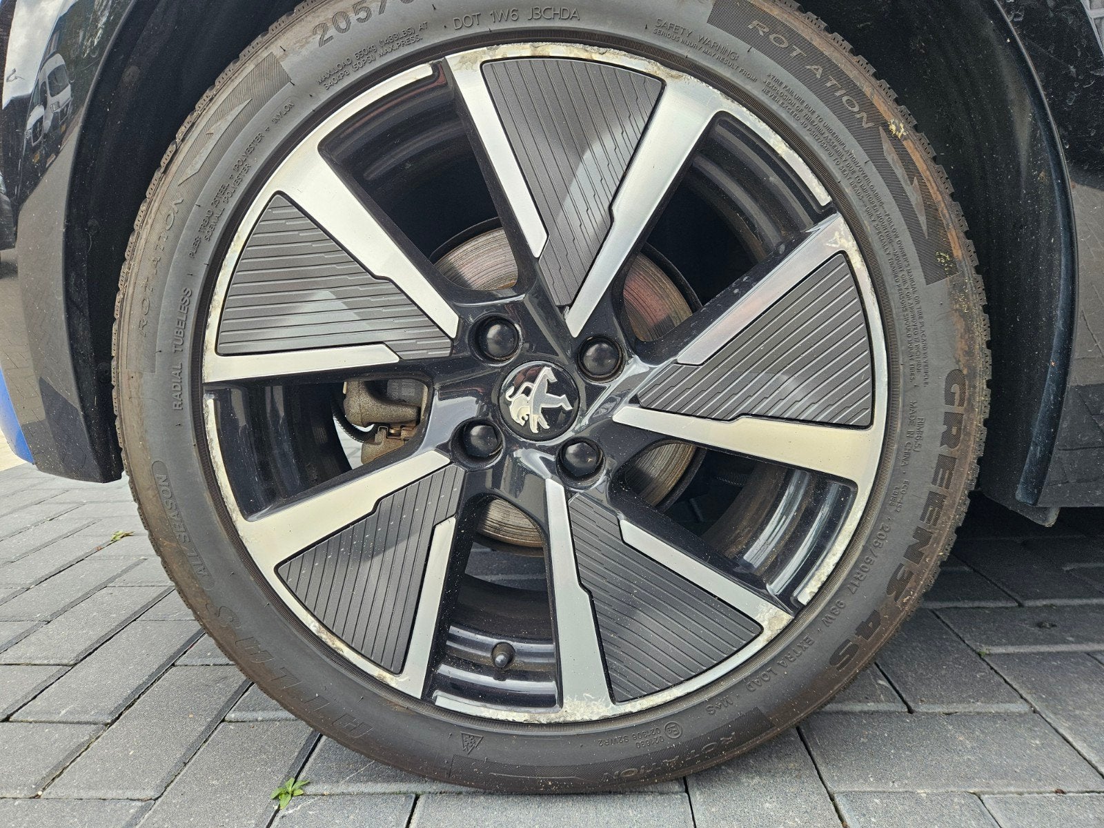 peugeot 208 p21 GT velgen + all season banden + winterbanden, Ophalen, Gebruikt, Peugeot