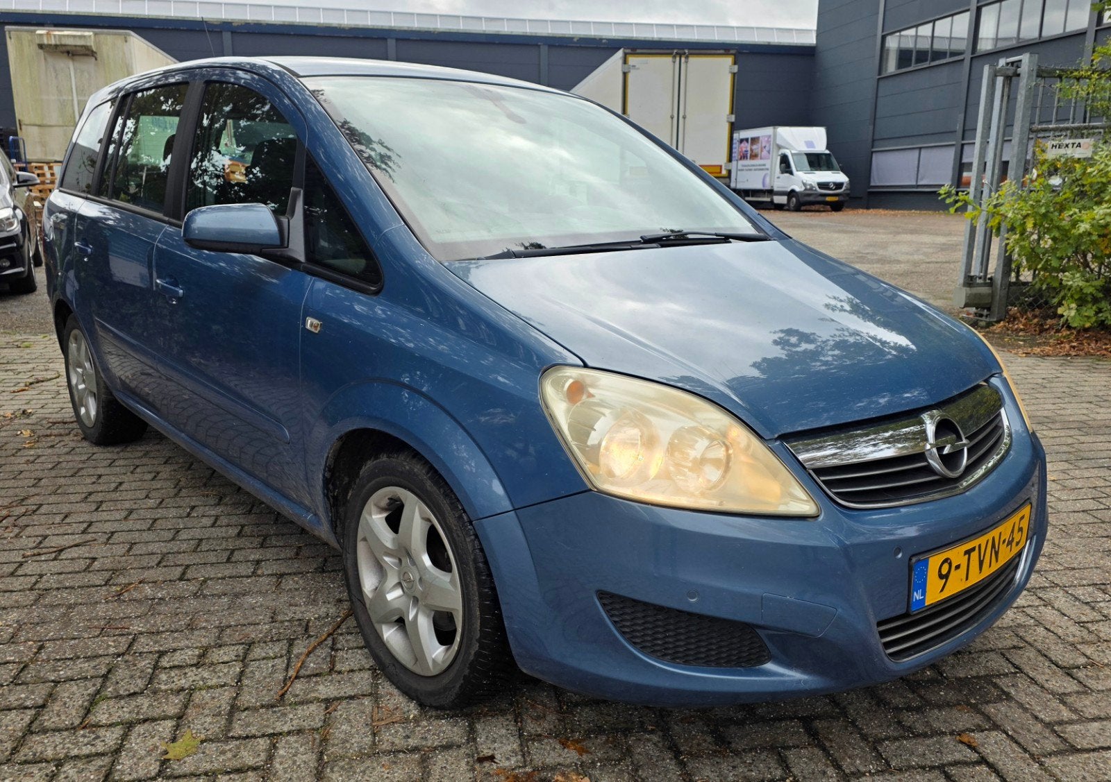 Opel Zafira 1.8 **AUT-7PERS-APK**, Auto's, Stof, 4 cilinders, Blauw, 14 km/l