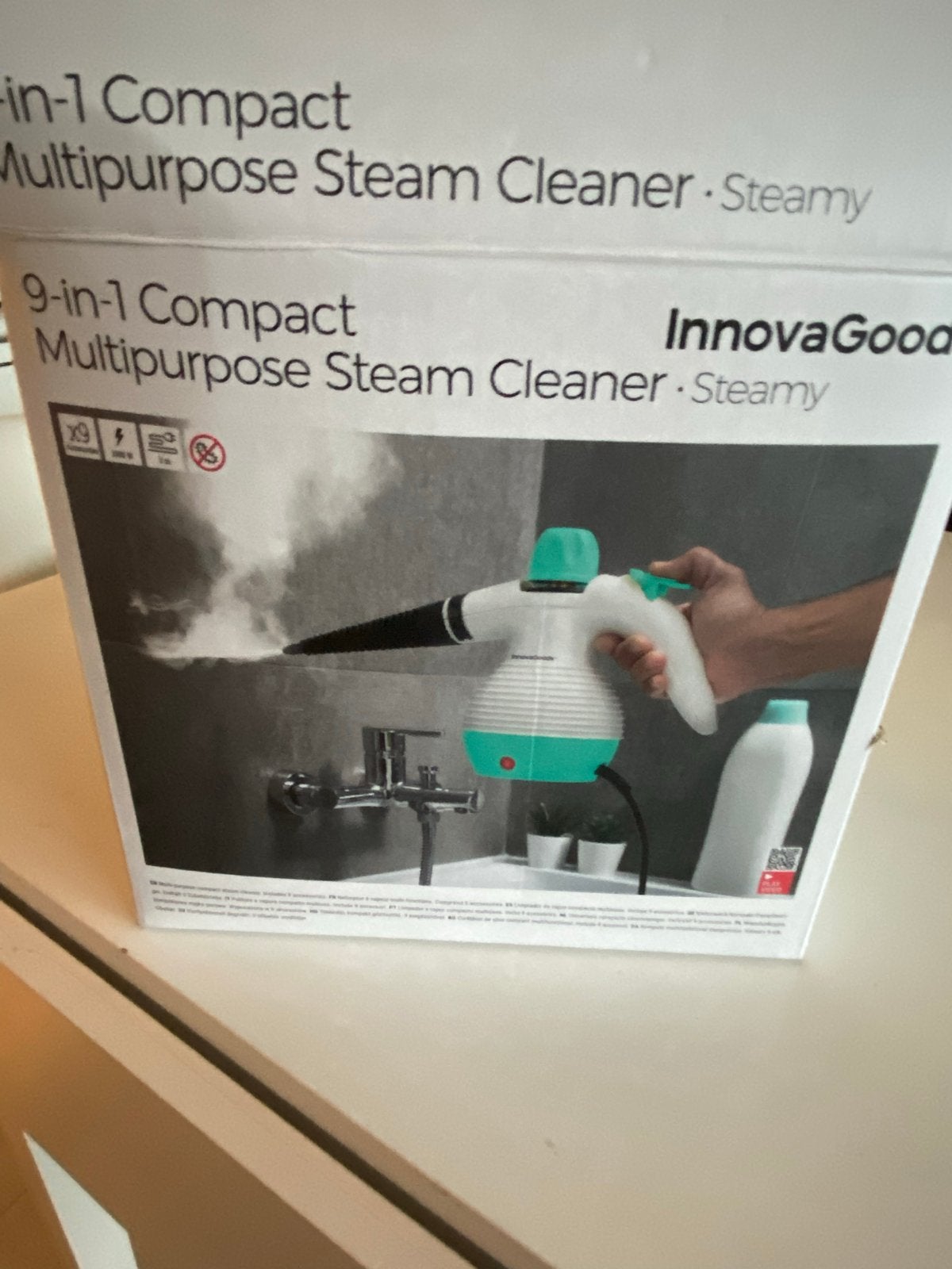 Innovagoods 9-in-1 Compact Multipurpose Stoomreiniger, Ophalen, Nieuw, Stoomreiniger