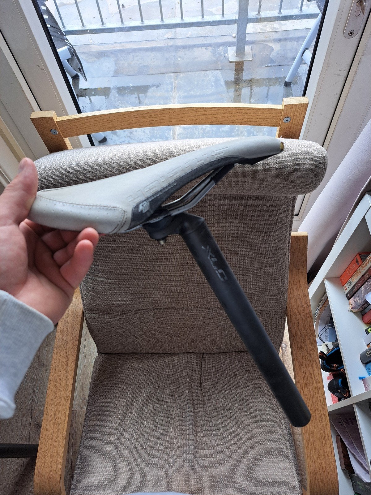 Haibike fietszadel, Ophalen, Gebruikt, Kunststof, Zadel