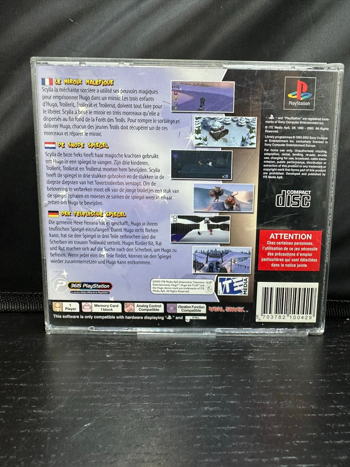 Hugo - PlayStation 1 (PS1) - Klassiek Avontuur Spel, Spelcomputers en Games, Games | Sony PlayStation 1, Avontuur en Actie, Verzenden