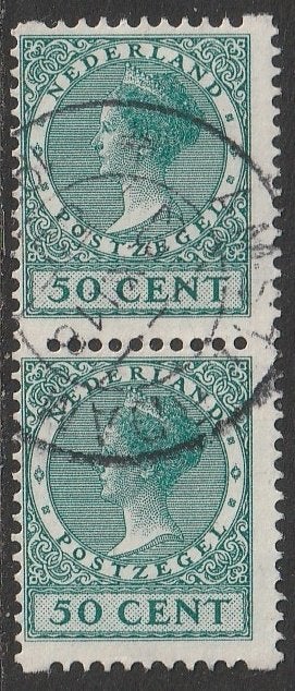Roltanding R70 verticaal paartje, gestempeld, Verzenden, T/m 1940, Gestempeld