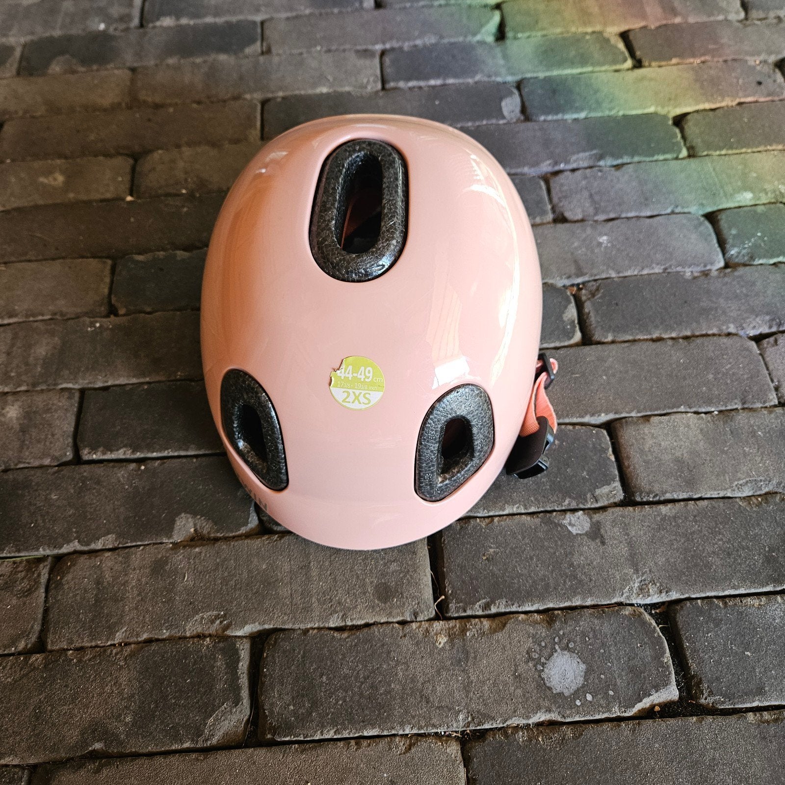 B'TWIN Kinderfietshelm Roze - Maat 44-49 (2XS), B'TWIN, Jongen of Meisje, Zo goed als nieuw, Ophalen