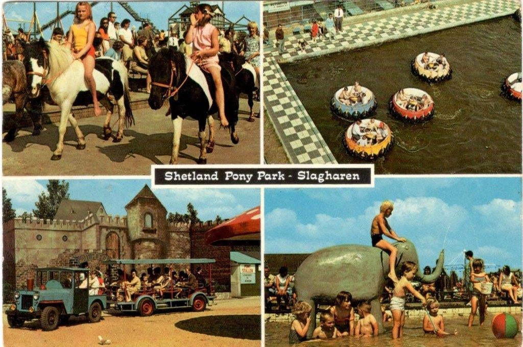Slagharen  Shetland Pony  Park., Verzenden, 1960 tot 1980, Gelopen, Overijssel
