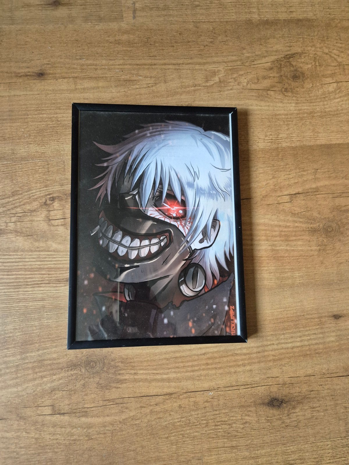 Tokyo Ghoul Kaneki Ken Anime Print - Ingelijst, Minder dan 50 cm, Ophalen of Verzenden, 5 – 50, Print
