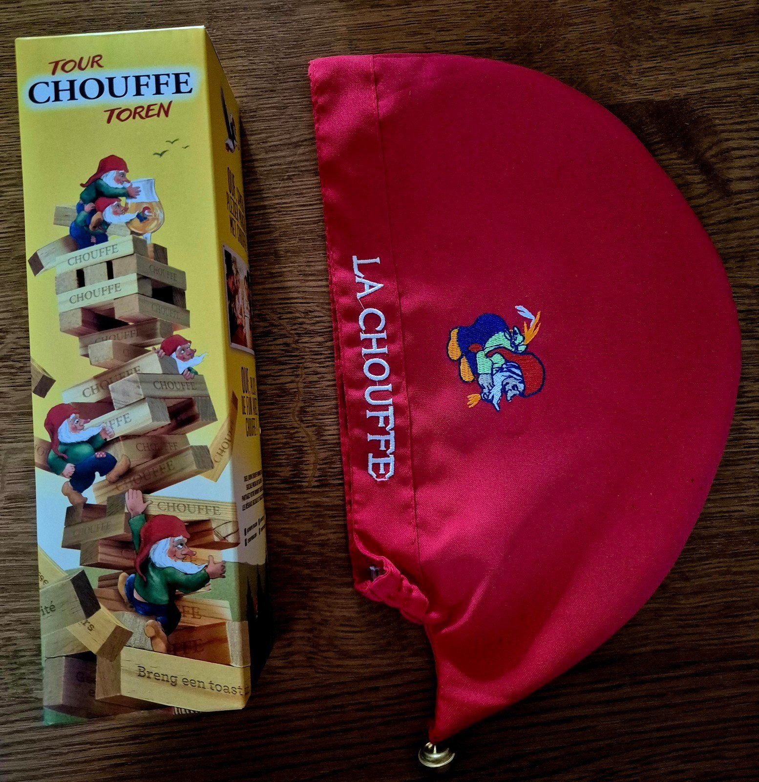 our Chouffe Toren stapelspel met kaboutermuts. Verzamelen, Ophalen of Verzenden, Nieuw, Overige merken