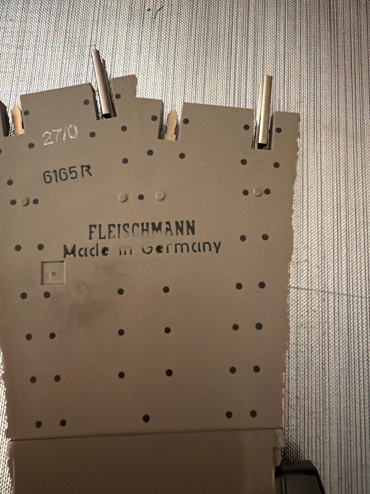 Fleischmann H0 Profi-rails 6165 R Engelse wissel rechts, Gebruikt, Gelijkstroom, Fleischmann, Rails