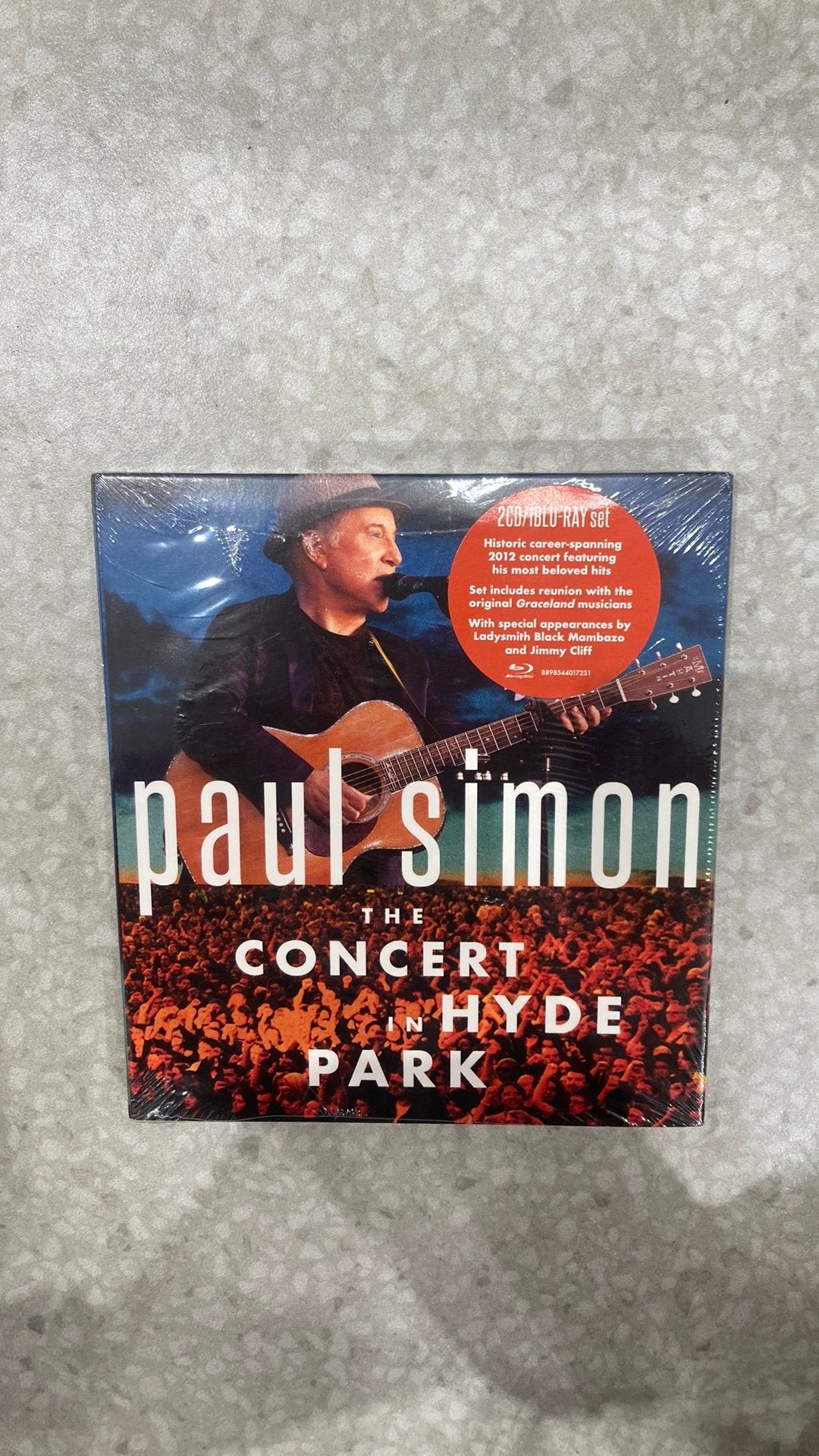 Paul Simon Blu ray + 2cd’s - the concert in Hydr park, Ophalen of Verzenden, Nieuw in verpakking, Poprock