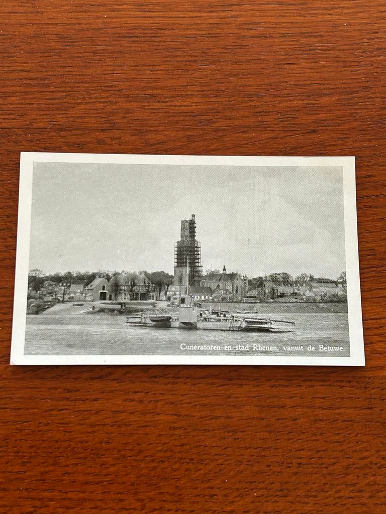 Ansichtkaart Rhenen vanuit de Betuwe, Ophalen of Verzenden, Voor 1920, Ongelopen, Gelderland
